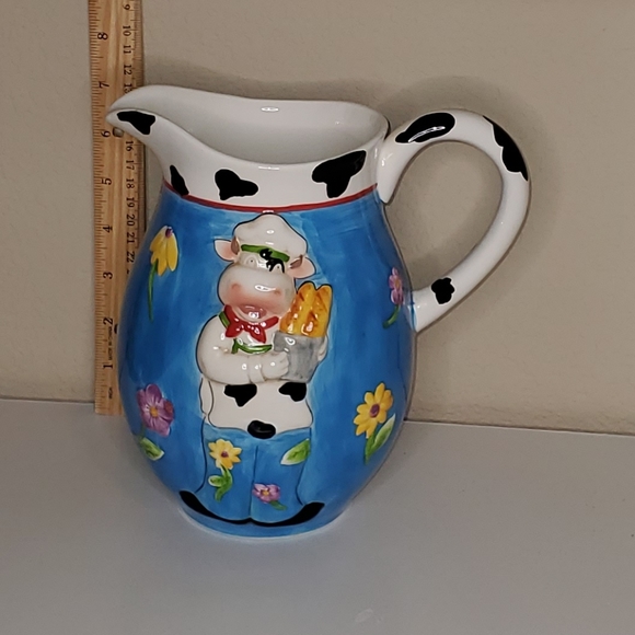 Cow ceramic pitcher - Picture 1 of 6